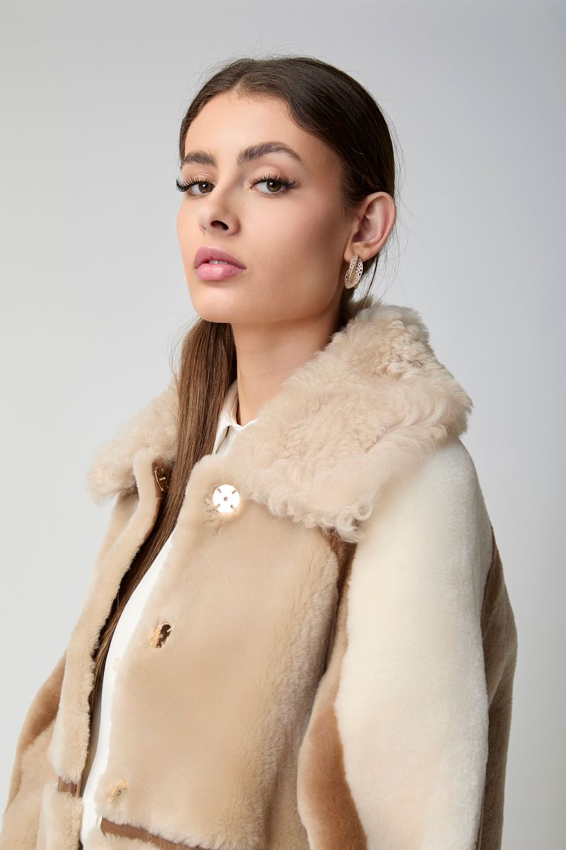 Anika Jas Beige/Bruin