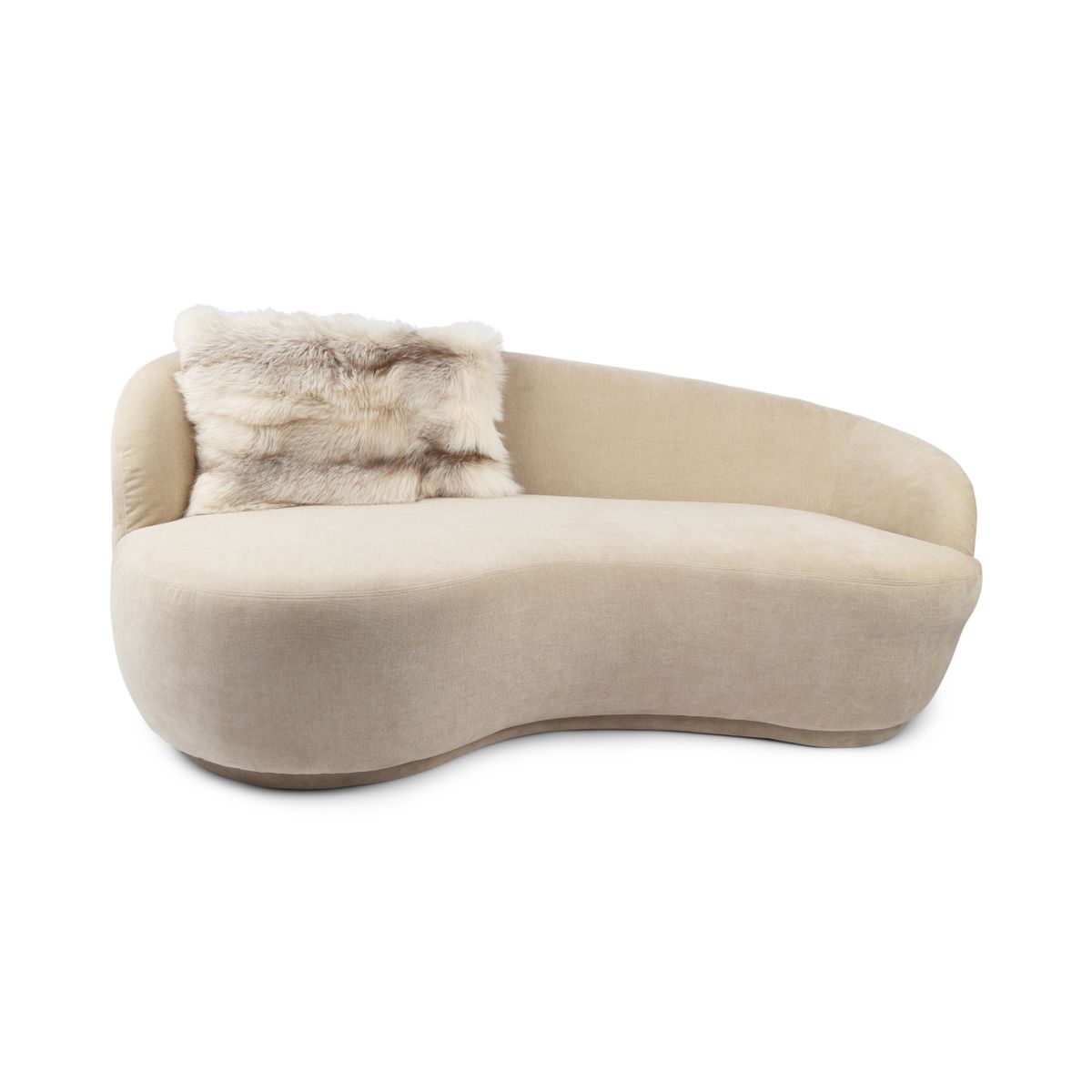 Premium Vos Kussen | Kasjmier Achterkant | Noorwegen | Brown Cross | 70x42 cm