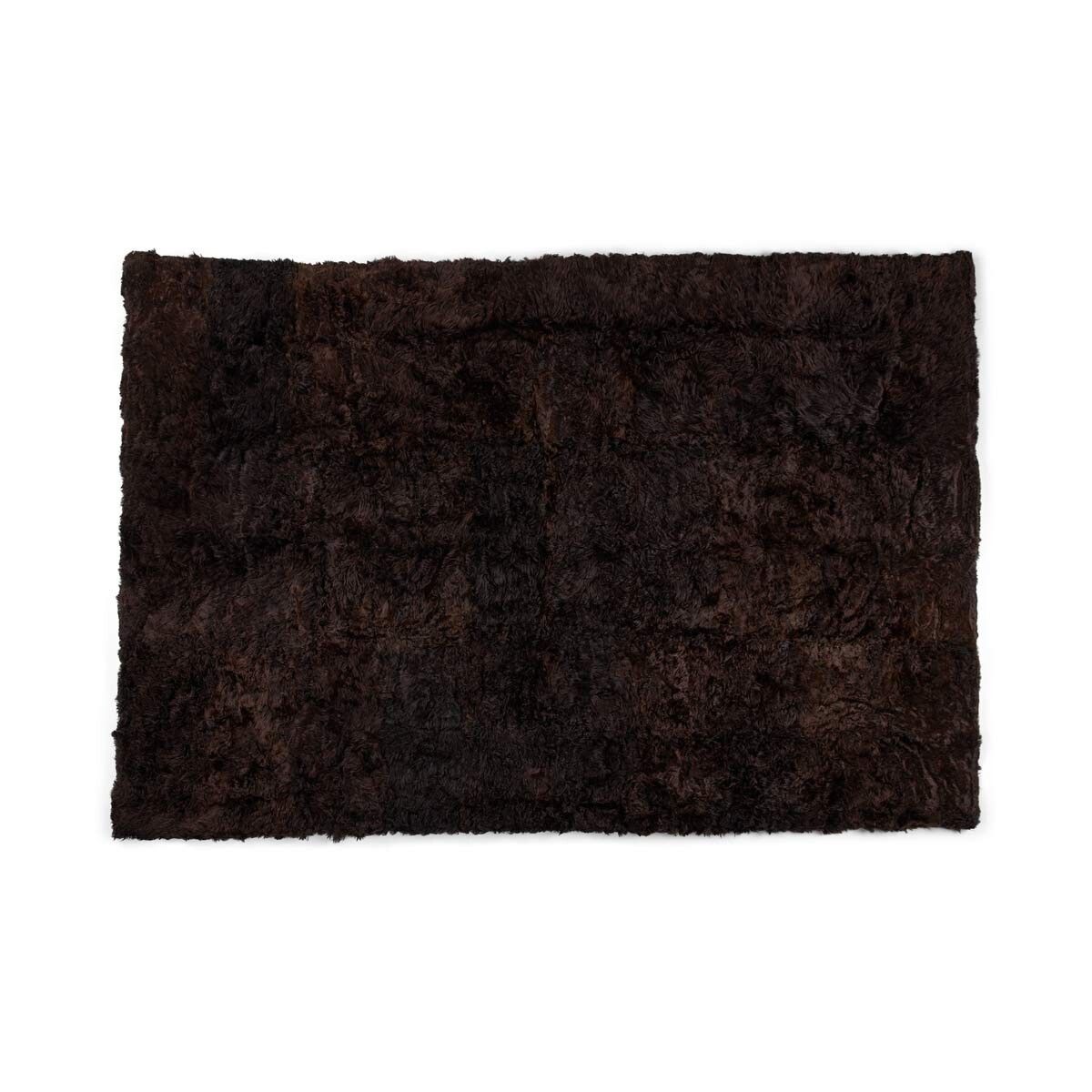 Alpaca vacht | Design Kleed | 200x300 cm Chocolade