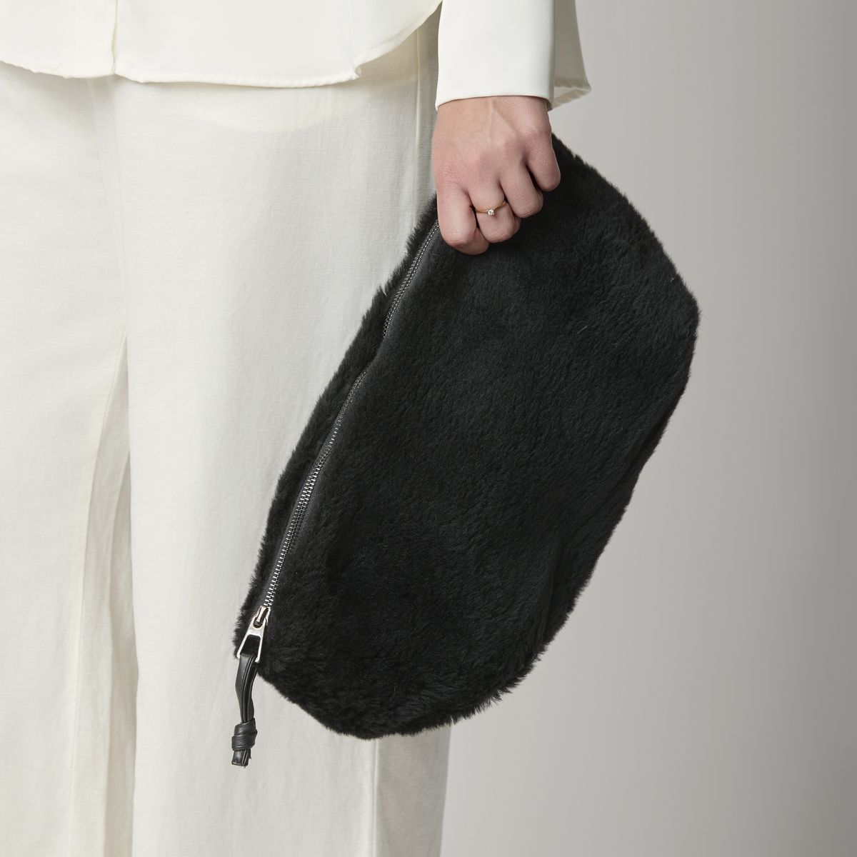 Havana Maxi Clutch Tas Beige