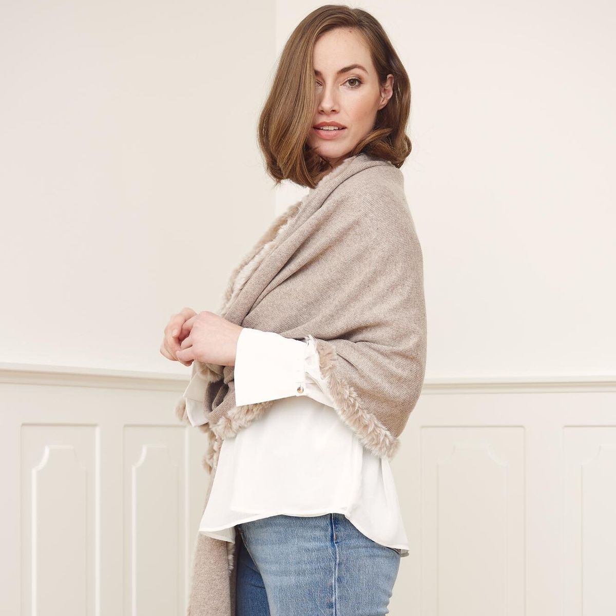 Scarlet Sjaal Zwart/Zwart