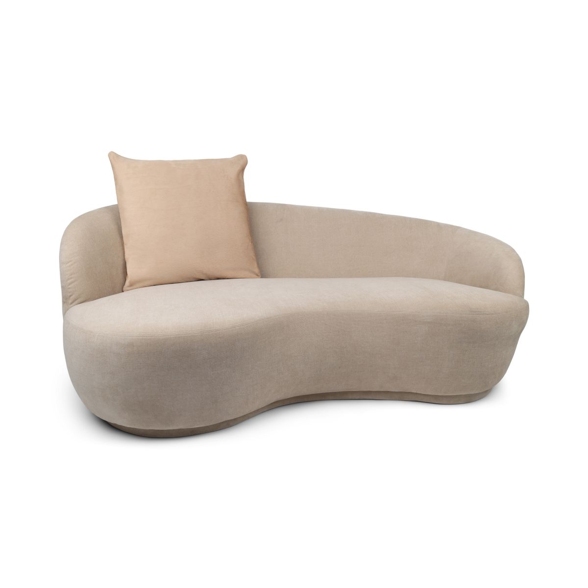 Premium Koeienhuid Kussen | Dubbelzijdig Beige