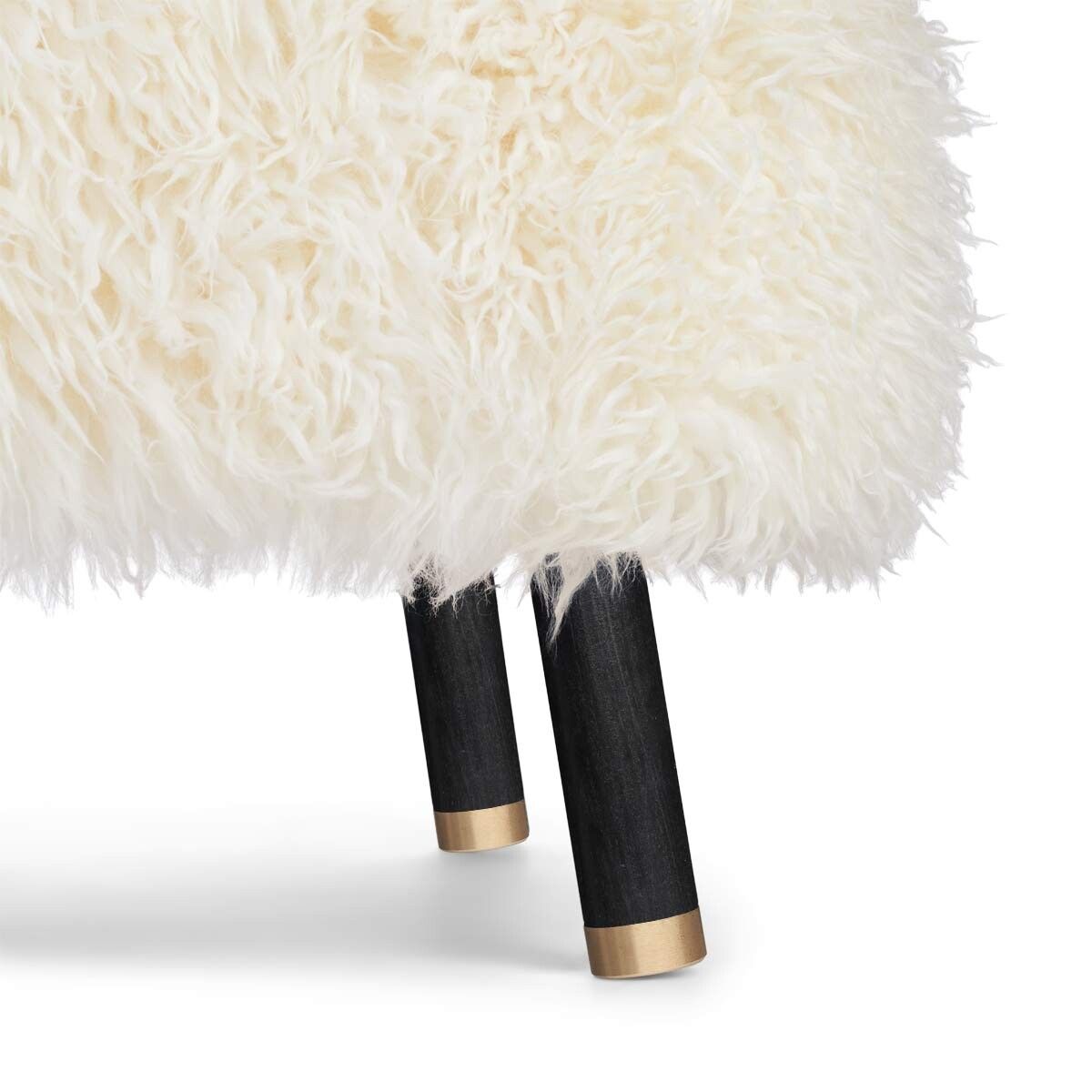 Emil Loungestoel | Langharige Schapenvacht Sneeuwwitje