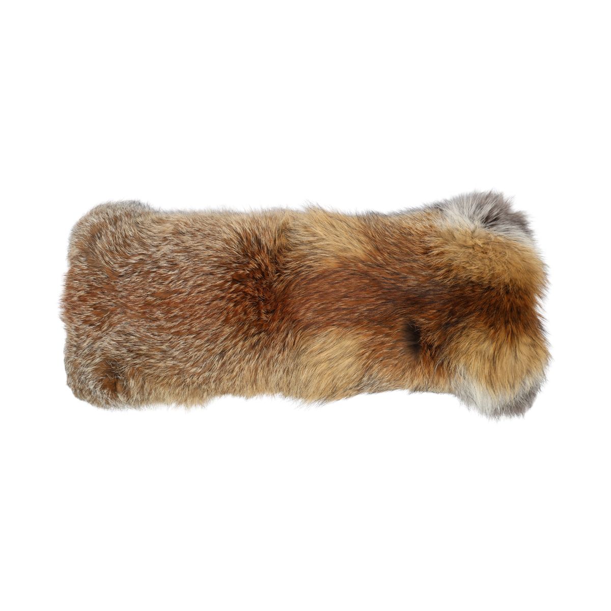 Premium Vos Kussen | Kasjmier Achterkant | Noorwegen | Duitse rode vos | 25x55 cm Rode Vos