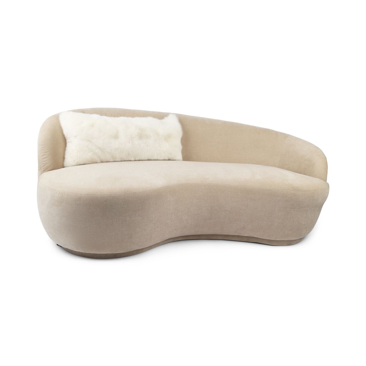 Premium Vos Kussen | Kasjmier Achterkant | Noorwegen | Schaduw | 78x38 cm