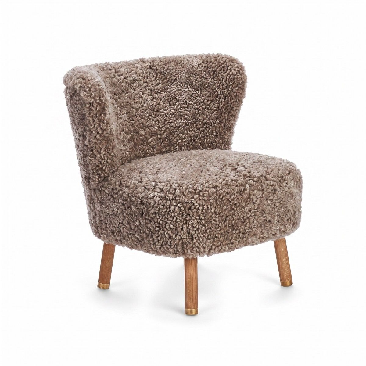 Emil Loungestoel | Kortharige Schapenvacht Cappuccino
