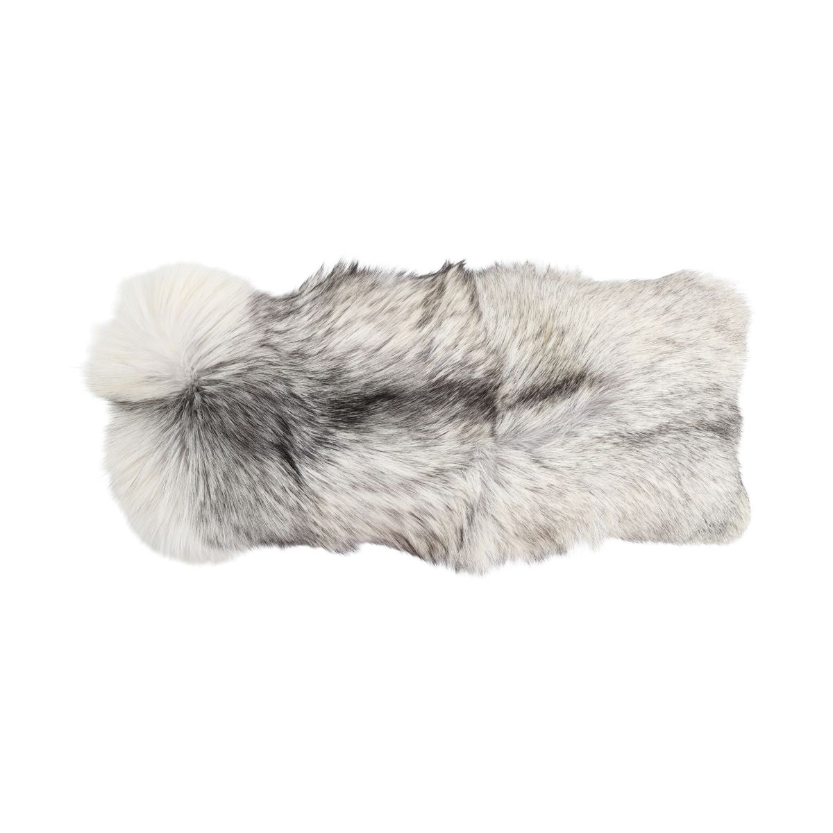 Premium Vos Kussen | Kasjmier achterkant | Noorwegen | Platinum Fox | 35x70 cm