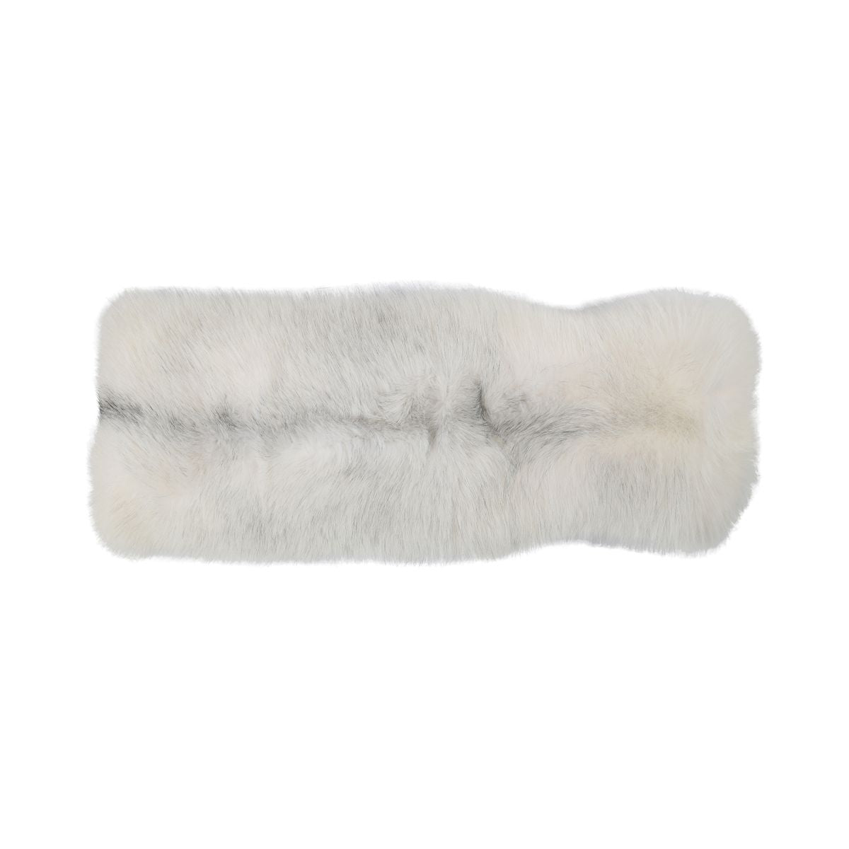 Premium Vos Kussen | kasjmier achterkant | Noorwegen | Arctic Marble Fox | 30x80 cm