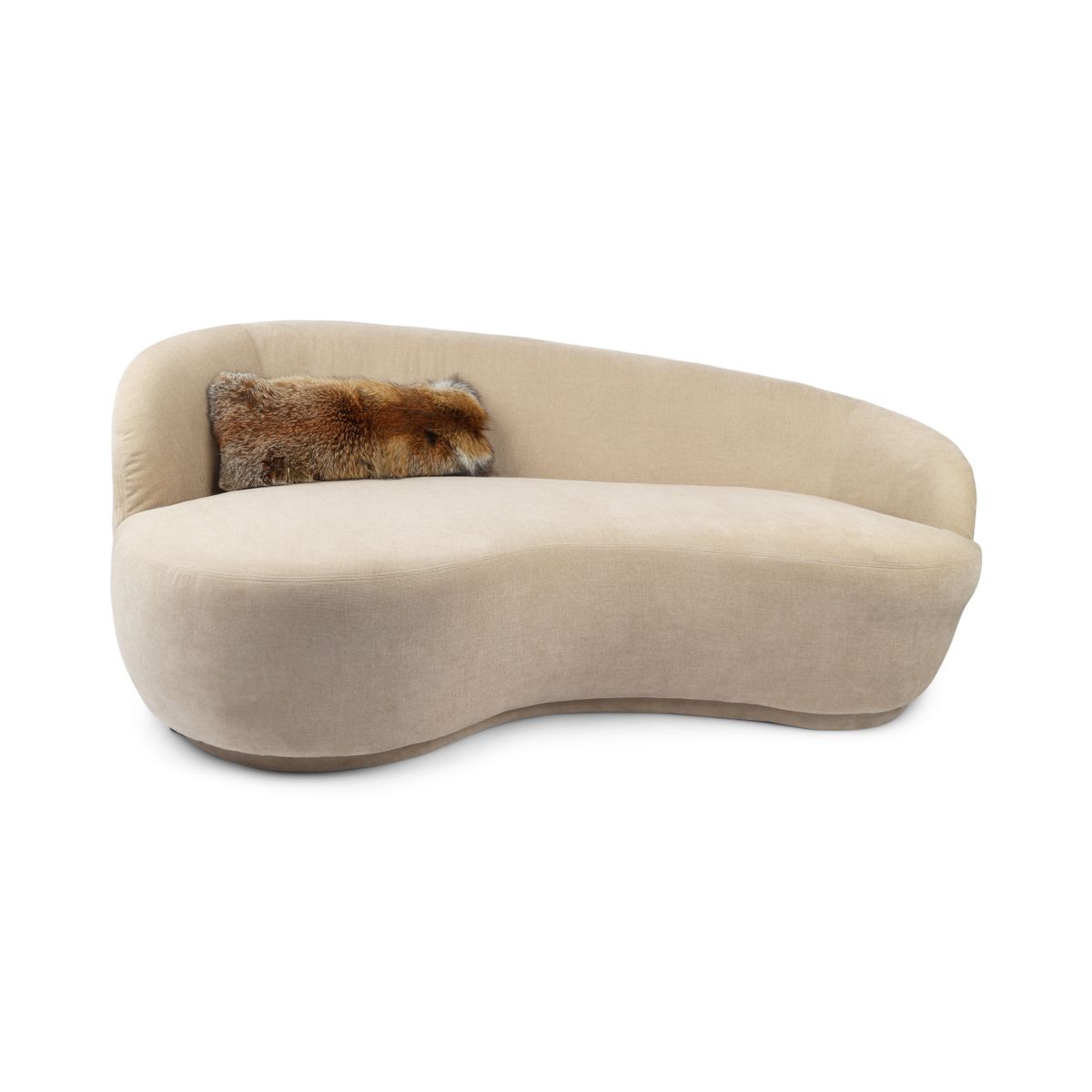 Premium Vos Kussen | Kasjmier Achterkant | Noorwegen | Duitse rode vos | 25x55 cm Rode Vos