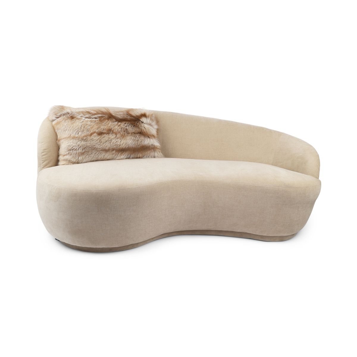 Premium Vos Kussen | Kasjmier Achterkant | Noorwegen | Palomino | 75x42 cm