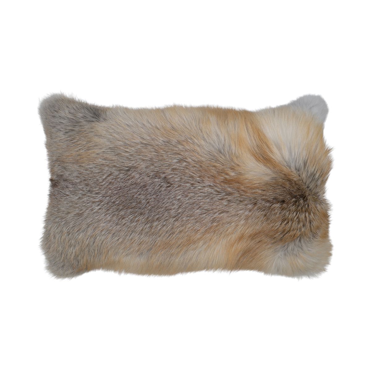 Premium Vos Kussen | Kasjmier Achterkant | Noorwegen | Golden Island Vos | 40x66 cm