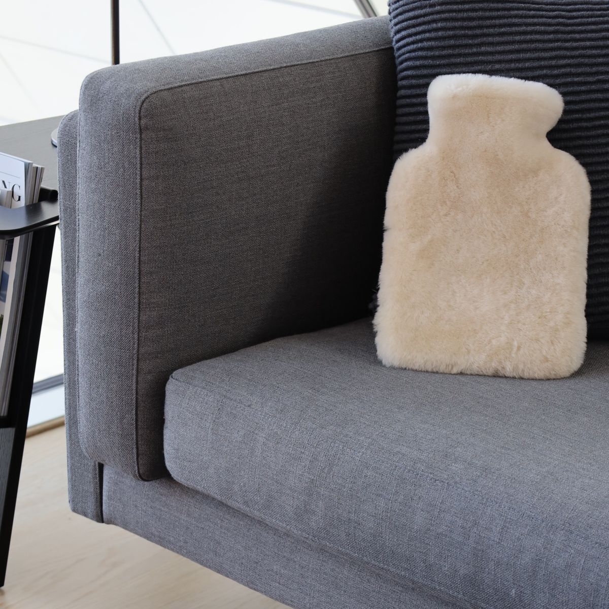 Moccasin Warmwaterfles Kastanje