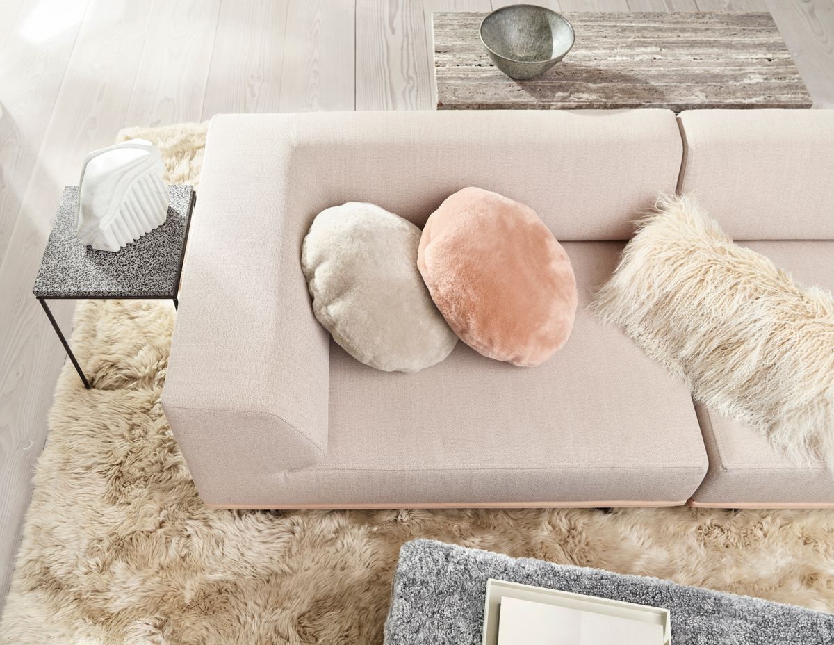 Scandinavisch Fluweel Kussen | Ø45 cm | Ø62 cm