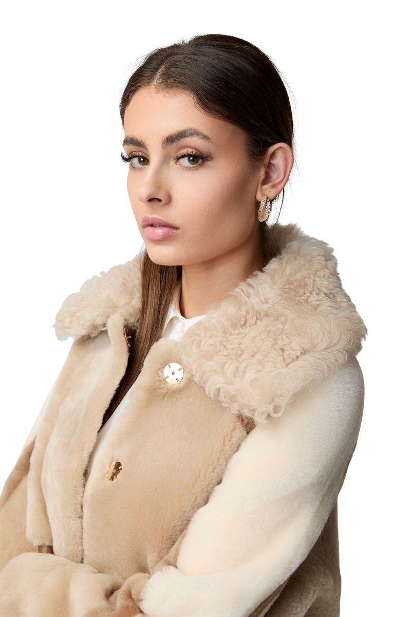 Anika Jas Beige/Bruin